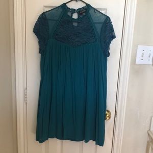 Love Reign Teal Dress